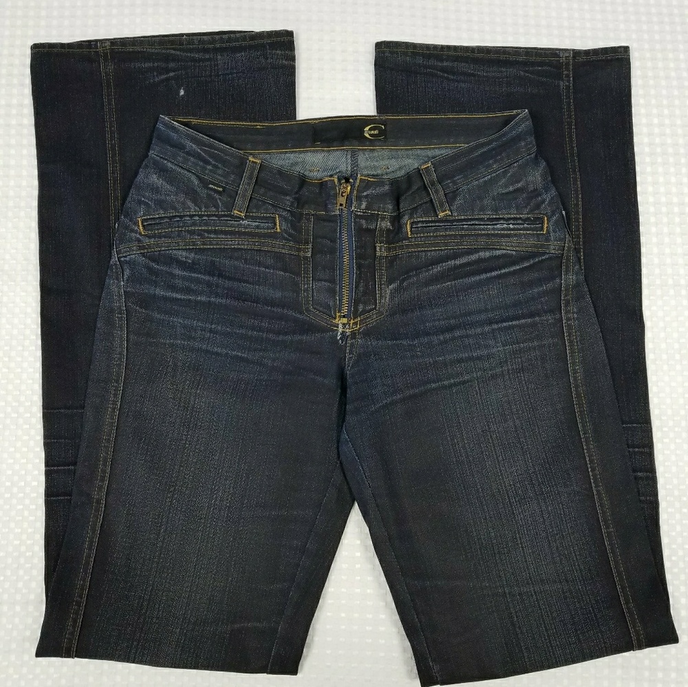 Just Cavalli Wide Leg Jean Dark Blue Size 28/42